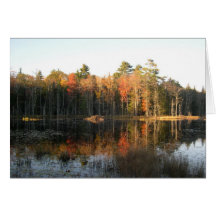 Oktober im New Hampshire Karten