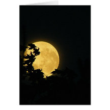 Oktober-Mond Karten