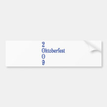 oktoberfest 2009 auto aufkleber