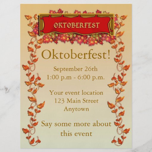 Oktoberfest Flyer