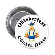 Oktoberfest Huhn-Tanz Buttons