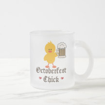 Oktoberfest Küken-mattierter Becher Kaffeetassen