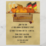 Oktoberfest, Kürbise, Bier, Flyer