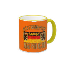 Oktoberfest München beunruhigter Blick-Entwurf Teetasse