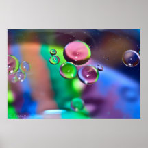 Öl u. Wasser Poster