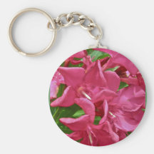 Oleander-Blüten u. Beeren, die Einzelteile koordin Schlüsselanhänger
