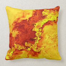 "Ölen Sie im orange und gelben" pillow~! Zierkissen