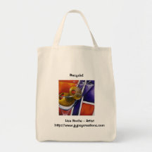 Oliven in der Herbst-Lebensmittelgeschäft-Tasche