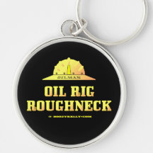 Ölplattform-Raubein, Ölindustrieller, Keychain, Ge Schlüsselband