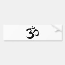 Om Auto Sticker
