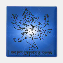 OM-Gan-Ganpataye-Namah Kühlschrankmagnete