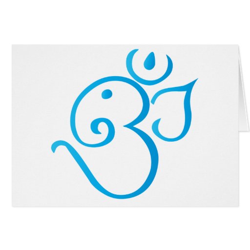 OM-ganpati-turqoise Karte