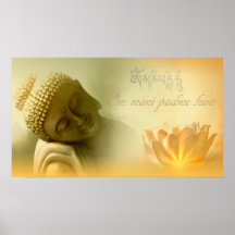 OM Mani padme Summen Plakate