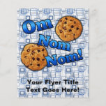OM Nom Nom, Meme Liebe-Plätzchen Flyerdruck