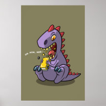 OM Nom Nom! Posterdruck