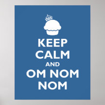 OM Nom Nom Posterdruck