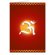 OM-Symbol Grußkarte