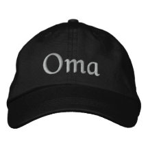 Oma stickte Kappe Baseballcap