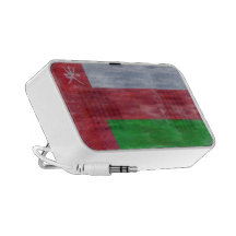 Oman beunruhigte Flagge Speaker