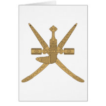Oman-Emblem Karte