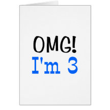 OMG bin ich 3 (Blau) Karte