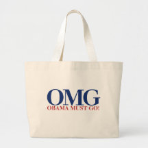 OMG Obama muss GEHEN Leinentaschen