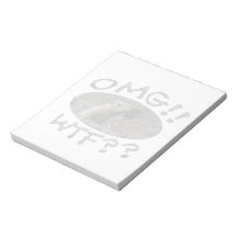 OMG WTF Gopher Memo Notiz Pad