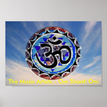 omsriyantrag, die Musik-Künstler - OM Shanti OM Poster