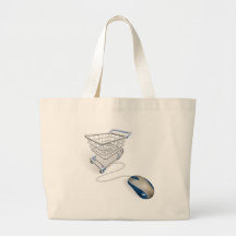 On-line-Internet-Einkaufskonzept Tasche