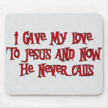 One-Night-Stand Jesus Mauspads