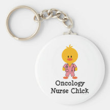 Onkologie-Krankenschwester-Küken Keychain Schlüsselanhänger