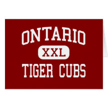Ontario - Tiger CUB - Mitte - Ontario Oregon Grußkarten
