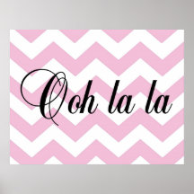 ooh Lala Plakatdruck