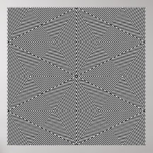 OP Kunst-nur symmetrische Formen 06 Plakatdruck