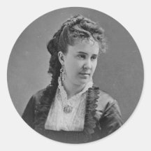 Opern-Sänger Clara Louise Kellogg durch Mathew Bra Runde Aufkleber