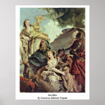Opfer durch Giovanni Battista Tiepolo Posterdrucke