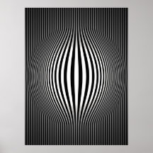 OPkunst, die vertikale Streifen Schwarzweiss-2 aus Posterdrucke