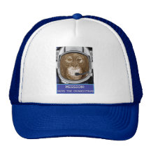 Orang-Utan Astronauten-Auftrag Retro Cap