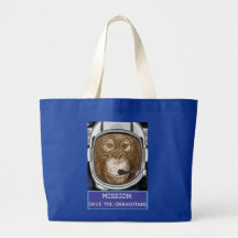 Orang-Utan Astronauten-Auftrag Tragetasche