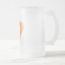 Orange Affe Kaffeehaferl