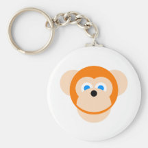Orange Affe Schlüsselbänder