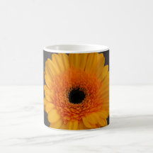 Orange Blüte Kaffee Tassen