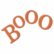 Orange Booo Entwurf Halloweens Polo Shirt