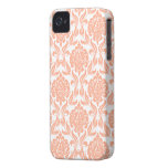 Orange Damast-Muster Case-Mate iPhone 4 Hülle