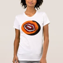 Orange erschraken Sie © T-shirts