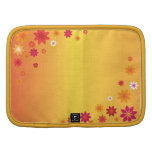 Orange Gelb-Frühlings-Blumen Folio Planer
