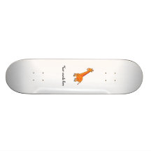 Orange Giraffe Skateboard Bretter