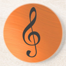 ORANGE HÖHEN CLEF-COASTER GETRÄNKE UNTERSETZER