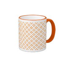 Orange Lotus-Quadrat Tee Tassen