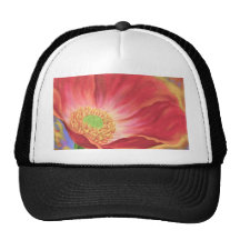 Orange Mohnblumen-Blumen-Malerei - multi Netzcap